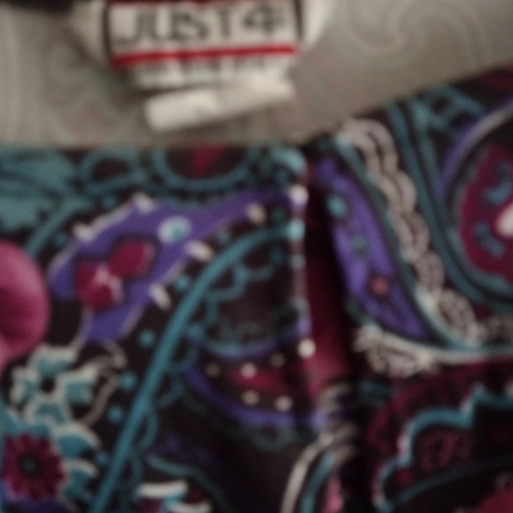 Vtg Just 4 Floral Top 20W - Picture 6 of 6